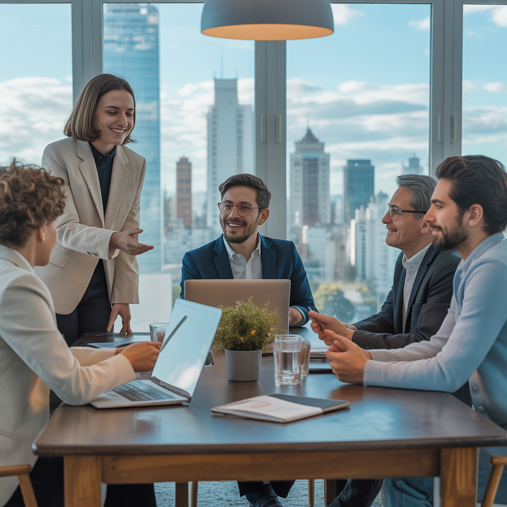 Equipo de FinanzaArg en una reunión estratégica