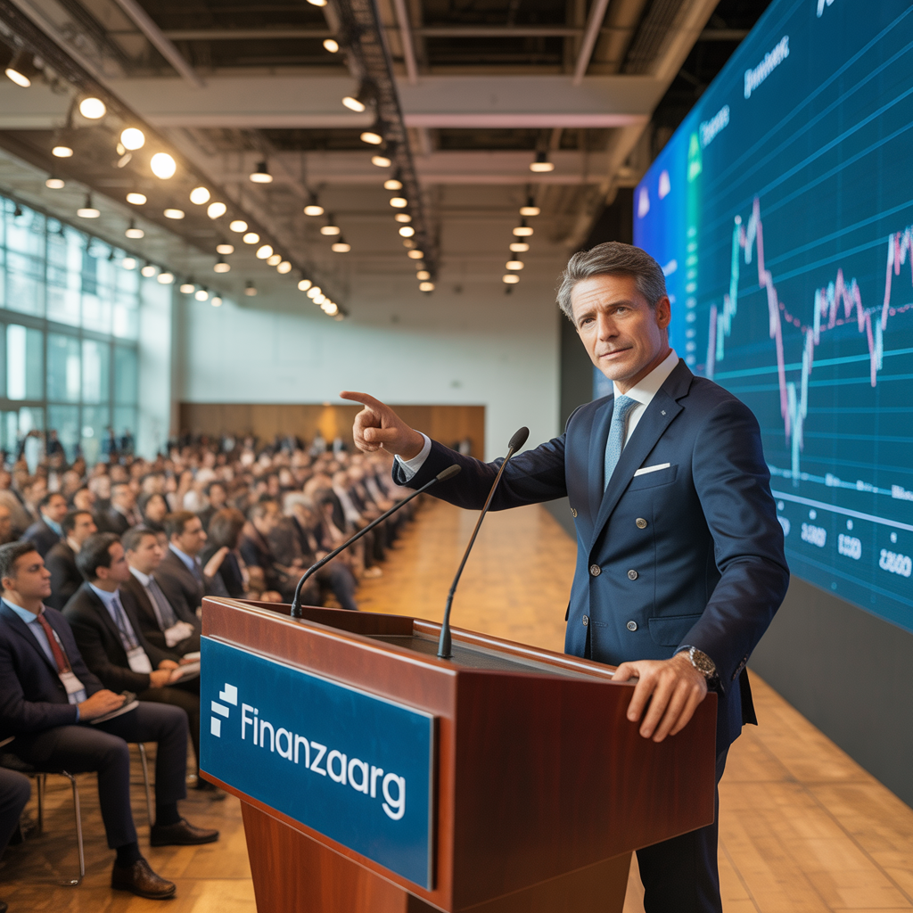 Presentación de FinanzaArg en un evento financiero